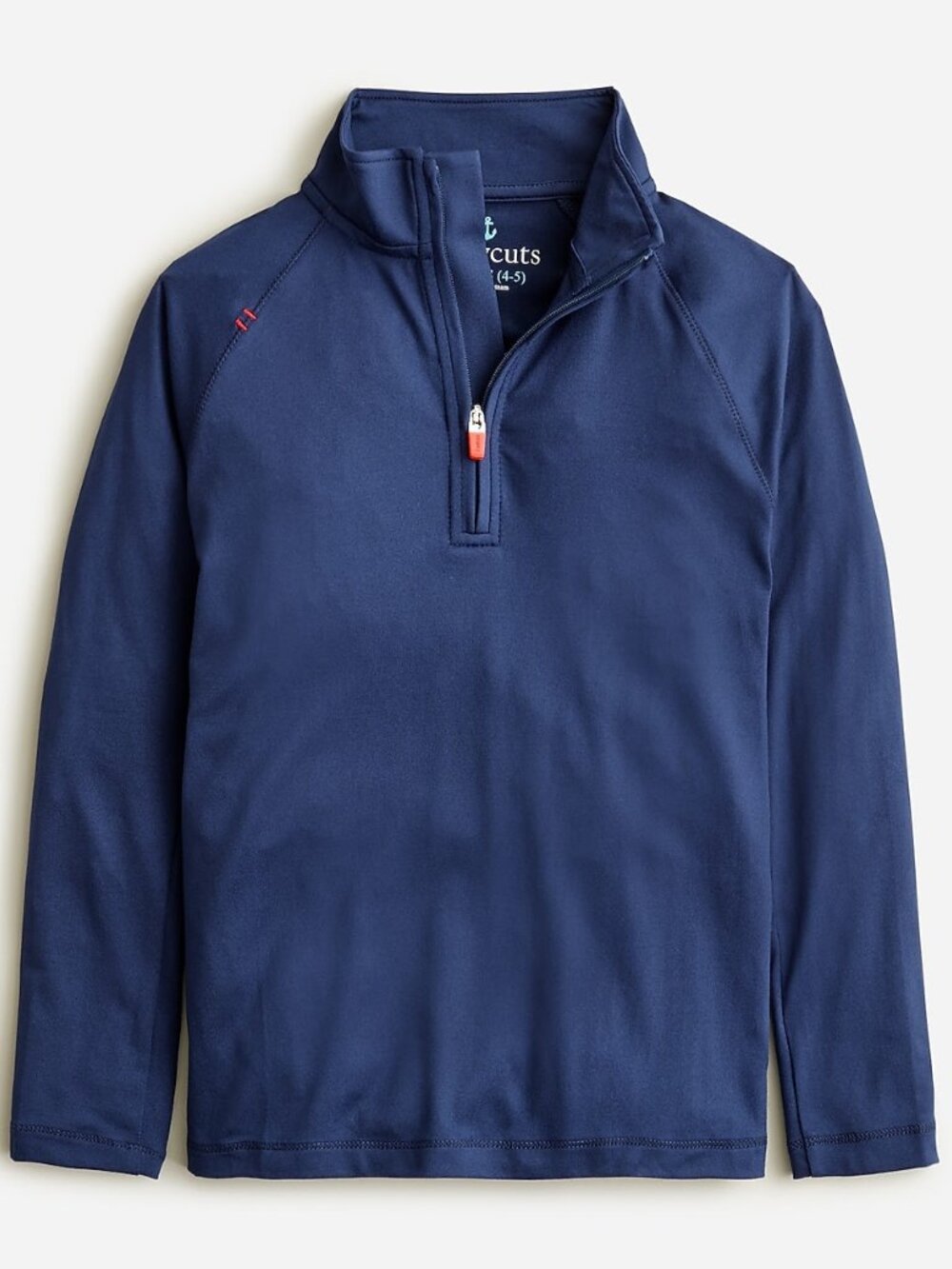 Jcrew Crewcuts Kids Active Half-zip Popover in Dark Evening Size XL